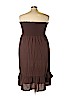 Sand N Sun 100% Cotton Brown Casual Dress Size 3X - photo 2