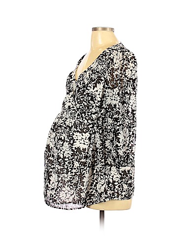 Mimi Maternity Long Sleeve Blouse (view 1)