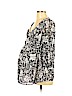Mimi Maternity 100% Polyester Black Long Sleeve Blouse Size L - photo 1