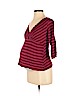 Motherhood Red 3/4 Sleeve Top Size S - photo 1