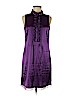 Elie Tahari Purple Casual Dress Size M - photo 1