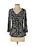 Croft & Barrow Black 3/4 Sleeve Top Size S (petite) - photo 1