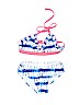 Circo Tie-dye Blue Two Piece Swimsuit Size 6 - photo 1
