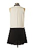 Ann Taylor LOFT 100% Polyester White Casual Dress Size S (petite) - photo 2