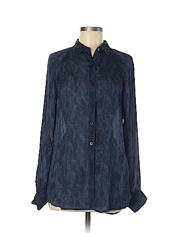 MICHAEL Michael Kors Long Sleeve Silk Top (view 1)
