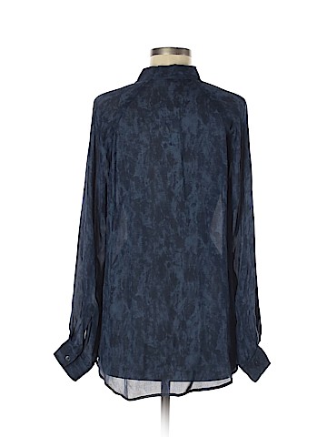 MICHAEL Michael Kors Long Sleeve Silk Top (view 2)