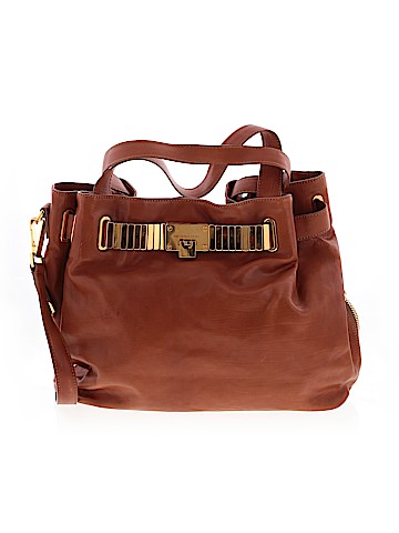 Michael Kors Leather Satchel (view 1)