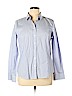 Talbots Blue Long Sleeve Button-Down Shirt Size 16 - photo 1
