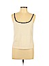 St. John Ivory Sleeveless Top Size L - photo 1