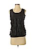 Ann Taylor LOFT 100% Cotton Black Sleeveless Top Size S (petite) - photo 1