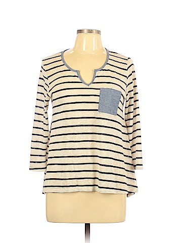 Bobeau 3/4 Sleeve Top (view 1)