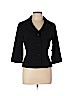 Karin Stevens 100% Polyester Black Blazer Size 10 (petite) - photo 1