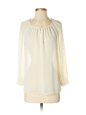 J. Crew Factory Store 3/4 Sleeve Blouse (view 1)
