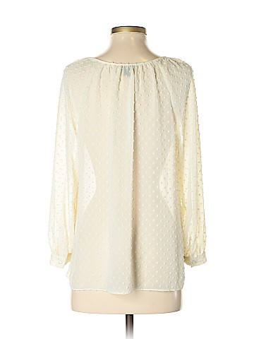 J. Crew Factory Store 3/4 Sleeve Blouse (view 2)