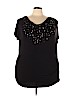 Lane Bryant Black Short Sleeve Top Size 22 - 24 Plus - photo 1