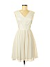 Minuet 100% Polyester White Cocktail Dress Size M - photo 1