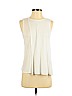 Theory 100% Modal White Sleeveless T-Shirt Size P (petite) - photo 1