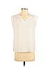 Banana Republic Factory Store 100% Rayon Ivory Short Sleeve Blouse Size XS (petite) - photo 1