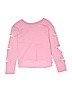 Justice Solid Pink Sweatshirt Size 10 - photo 1