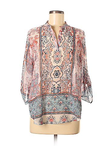 Live and Let Live 3/4 Sleeve Blouse (view 1)