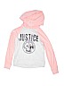 Justice Graphic Pink Pullover Hoodie Size 10 - photo 1