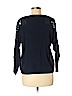 Dina Agam 100% Acrylic Blue Pullover Sweater Size M - photo 2