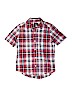 The Children's Place 100% Cotton Red Short Sleeve Button-Down Shirt Size 7 - 8 - photo 1