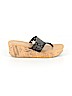 American Eagle Shoes Black Flip Flops Size 12 - photo 1