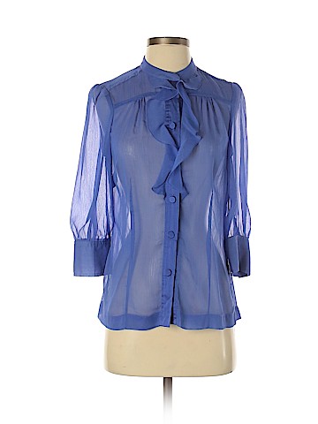 Banana Republic Factory Store 3/4 Sleeve Button-Down Shirt (view 1)