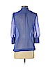 Banana Republic Factory Store Purple 3/4 Sleeve Button-Down Shirt Size 4 (petite) - photo 2