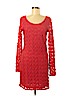 Free People 100% Polyester Red Casual Dress Size M - photo 1