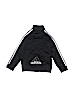 Adidas 100% Polyester Black Track Jacket Size 6 - photo 2