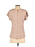 Diane von Furstenberg Tan Short Sleeve Blouse Size P (petite) - photo 2