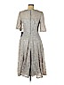 Assorted Brands 100% Polyester Gray Cocktail Dress Size 6 - photo 2