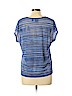 Rafaella Blue Short Sleeve Top Size L (petite) - photo 2