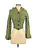 Catherine Malandrino 100% Wool Green Wool Cardigan Size P (petite) - photo 1