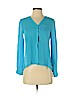 Ecru Blue Long Sleeve Top Size XS - photo 1
