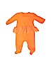 Carter's 100% Cotton Solid Orange Long Sleeve Outfit 0-3 MO / 3 MO - photo 2