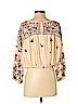 Free People 100% Rayon Ivory 3/4 Sleeve Blouse Size S - photo 2