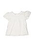 Cat & Jack 100% Cotton Solid White Short Sleeve Blouse Size 5T - photo 1
