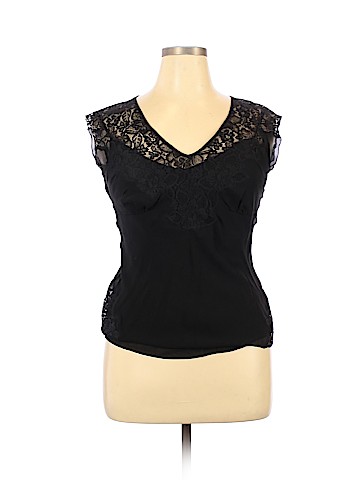 Express Short Sleeve Silk Top (view 1)