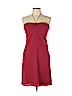 Ann Taylor LOFT 100% Cotton Red Casual Dress Size 10 (petite) - photo 1