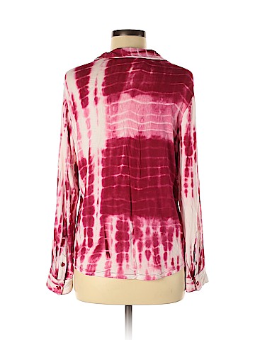 C.D. Petites Long Sleeve Button-Down Shirt (view 2)