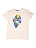 Fendi 100% Cotton Graphic White Short Sleeve T-Shirt Size 12A - photo 1