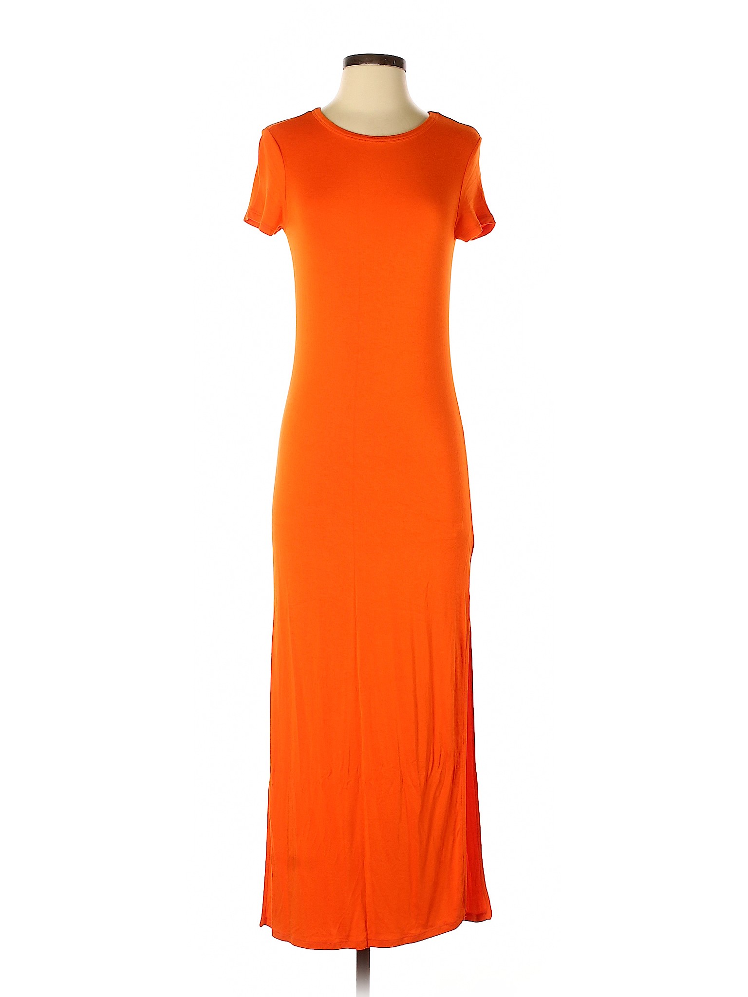 orange michael kors dress