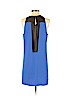 Parker 100% Silk Blue Casual Dress Size S - photo 2