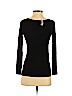 Ann Taylor Black Long Sleeve Top Size XXS (petite) - photo 2