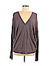 Halston Heritage Purple Long Sleeve Top Size M - photo 1