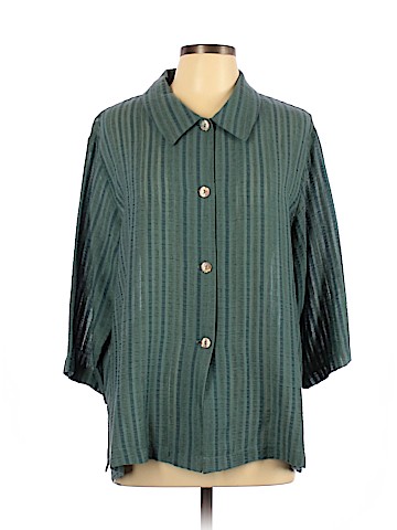Coldwater Creek 3/4 Sleeve Button-Down Shirt (view 1)