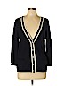 Lauren by Ralph Lauren Blue Silk Cardigan Size L - photo 1